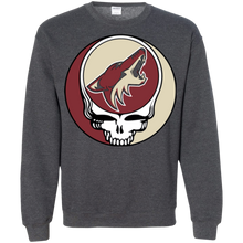 Load image into Gallery viewer, Arizona Coyotes Hockey Grateful Dead Steal Your Face Sweatshirt