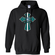 Load image into Gallery viewer, Cross Shirt For Jesus And Seattle Mariners Fans Hoodie Shirt