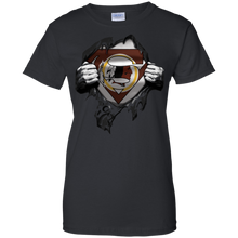 Load image into Gallery viewer, Shirt For Washington Redskins And Superman Fans T-Shirt For Women