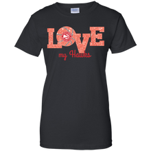 Load image into Gallery viewer, Glitter Love For Atlanta Hawks Fans T-Shirt For Women