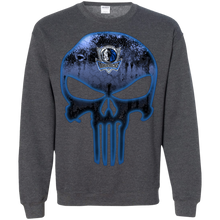 Load image into Gallery viewer, Dallas Mavericks Basketball The Punisher Skull Sweatshirt