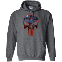 Load image into Gallery viewer, Baltimore Orioles Baseball The Punisher Skull Hoodie Shirt