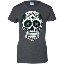 Load image into Gallery viewer, Oakland Athletics Sugar Skull T-Shirt For Women