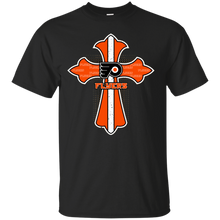 Load image into Gallery viewer, Cross Shirt For Jesus And Philadelphia Flyers Fans T - Shirt For Men