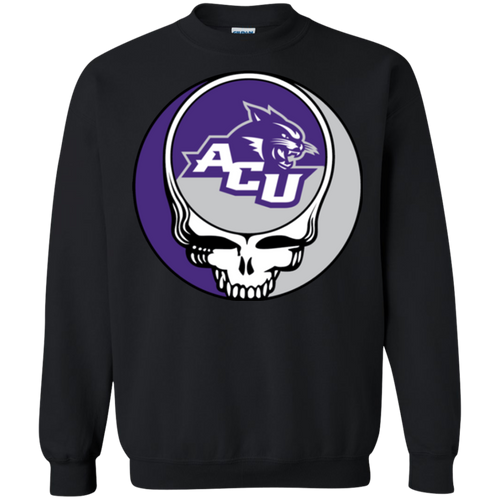 Abilene Christian Wildcats Footballl Grateful Dead Steal Your Face Sweatshirt