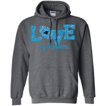 Load image into Gallery viewer, Glitter Love For Carolina Panthers Fans Hoodie Shirt