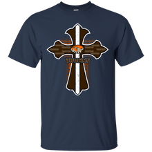 Load image into Gallery viewer, Cross Shirt For Jesus And Cleveland Browns Fans T - Shirt For Men