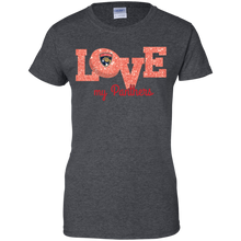 Load image into Gallery viewer, Glitter Love For Florida Panthers Fans T-Shirt For Women