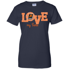 Load image into Gallery viewer, Glitter Love For Phoenix Suns Fans T-Shirt For Women