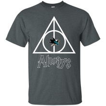Load image into Gallery viewer, Deathly Hallows For San Jose Sharks And Harry Potter Fans T - Shirt For Men