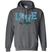 Load image into Gallery viewer, Glitter Love For Philadelphia Eagles Fans Hoodie Shirt