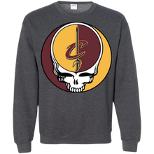 Load image into Gallery viewer, Cleveland Cavaliers Basketball Grateful Dead Steal Your Face Sweatshirt