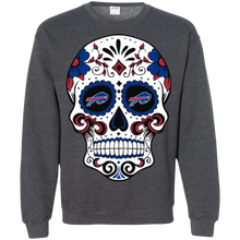 Load image into Gallery viewer, Buffalo Bills Sugar Skull Sweatshirt
