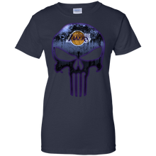 Load image into Gallery viewer, Los Angeles Lakers Basketball The Punisher T-Shirt For Women