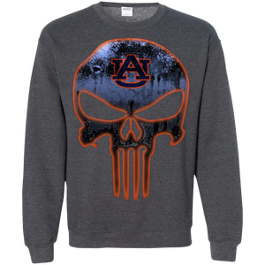 Auburn Tigers Football The Punisher Skull Sweatshirt