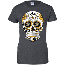 Load image into Gallery viewer, Pittsburgh Penguins Sugar Skull T-Shirt For Women