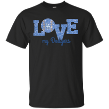 Load image into Gallery viewer, Glitter Love For Los Angeles Dodgers Fans T - Shirt For Men