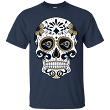 Load image into Gallery viewer, Los Angeles Rams Sugar Skull T - Shirt For Men