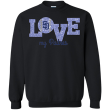 Load image into Gallery viewer, Glitter Love For San Diego Padres Fans Sweatshirt