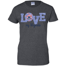 Load image into Gallery viewer, Glitter Love For Washington Wizards Fans T-Shirt For Women