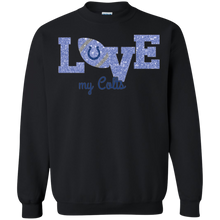 Load image into Gallery viewer, Glitter Love For Indianapolis Colts Fans Sweatshirt