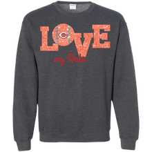 Load image into Gallery viewer, Glitter Love For Cincinnati Reds Fans Sweatshirt