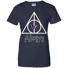 Load image into Gallery viewer, Deathly Hallows For Houston Texans And Harry Potter Fans T-Shirt For Women