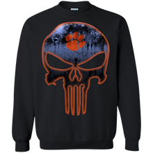 Load image into Gallery viewer, Clemson Tiger_Paw Football The Punisher Skull Sweatshirt