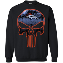 Load image into Gallery viewer, Denver Broncos Football The Punisher Skull Sweatshirt