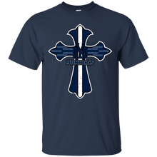 Load image into Gallery viewer, Cross Shirt For Jesus And New York Yankees Fans T - Shirt For Men