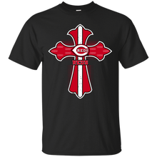 Load image into Gallery viewer, Cross Shirt For Jesus And Cincinnati Reds Fans T - Shirt For Men