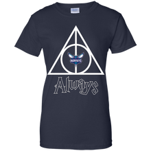 Load image into Gallery viewer, Deathly Hallows For Charlotte Hornets And Harry Potter T-Shirt For Women