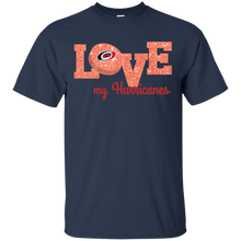 Load image into Gallery viewer, Glitter Love For Carolina Hurricanes Fans T - Shirt For Men