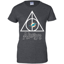 Load image into Gallery viewer, Deathly Hallows For Miami Dolphins And Harry Potter Fans T-Shirt For Women