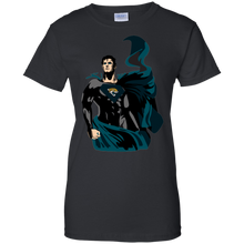 Load image into Gallery viewer, Superman Jacksonville Jaguars Shirt For Fans T-Shirt For Women