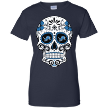 Load image into Gallery viewer, Detroit Lions Sugar Skull T-Shirt For Women