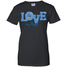 Load image into Gallery viewer, Glitter Love For Orlando Magic Fans T-Shirt For Women
