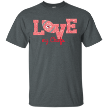 Load image into Gallery viewer, Glitter Love For Kansas City Chiefs Fans T - Shirt For Men