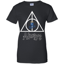 Load image into Gallery viewer, Deathly Hallows For Kansas City Royals And Harry Potter Fans T-Shirt For Women