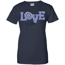 Load image into Gallery viewer, Glitter Love For Winnipeg Jets Fans T-Shirt For Women