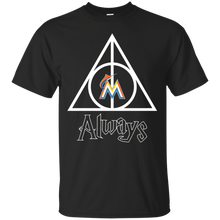 Load image into Gallery viewer, Deathly Hallows For Miami Marlins And Harry Potter Fans T - Shirt For Men