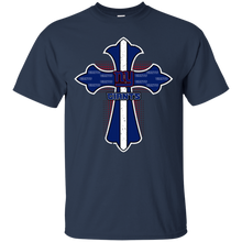 Load image into Gallery viewer, Cross Shirt For Jesus And New York Giants Fans T - Shirt For Men