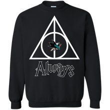 Load image into Gallery viewer, Deathly Hallows For San Jose Sharks And Harry Potter Fans Sweatshirt