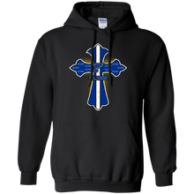 Load image into Gallery viewer, Cross Shirt For Jesus And St. Louis Blues Fans Hoodie Shirt