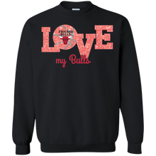 Load image into Gallery viewer, Glitter Love For Chicago Bulls Fans Sweatshirt