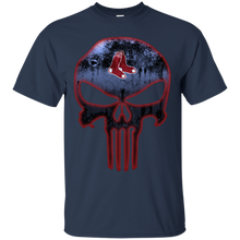 Load image into Gallery viewer, Boston Red Sox Baseball The Punisher Skull T - Shirt For Men