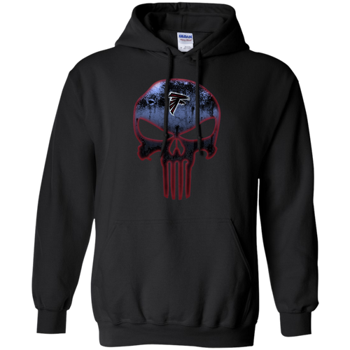 Atlanta Falcons Football The Punisher Skull Hoodie Shirt