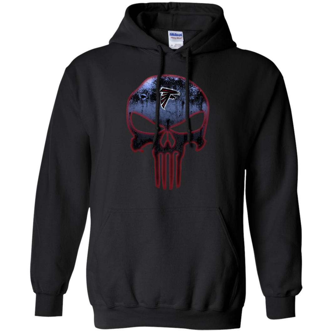 Atlanta Falcons Football The Punisher Skull Hoodie Shirt