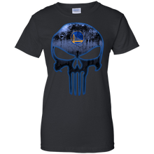 Load image into Gallery viewer, Golden State Warriors Basketball The Punisher Skull T-Shirt For Women