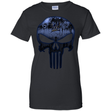 Load image into Gallery viewer, Milwaukee Brewers Baseball The Punisher Skull T-Shirt For Women